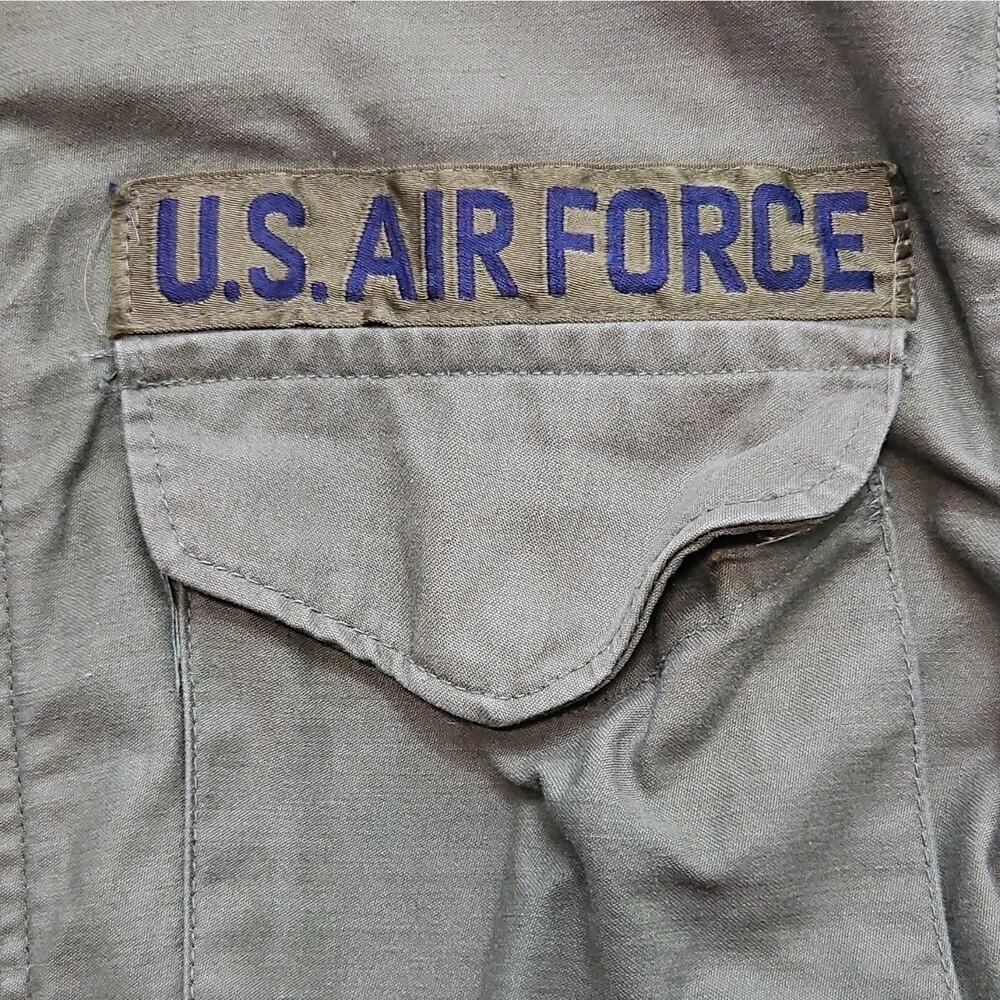 Vintage U.S. Air Force Green Cold Weather Field Jacket Hood Liner S Reg - Picture 4 of 9